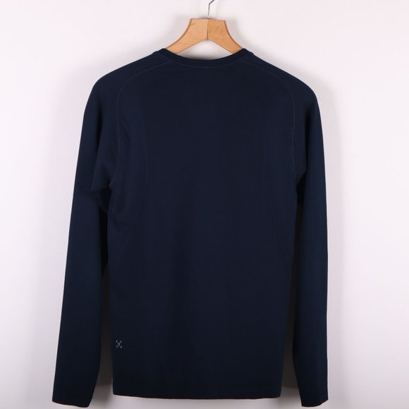 LULULEMON Navy Blue Long Sleeve Active Top - Picture 5 of 5